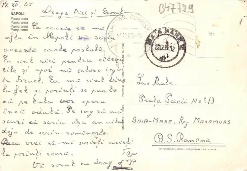 B47729 Napoli Panorama Italien