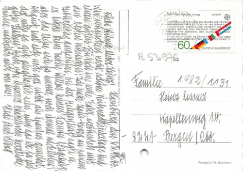 B53976 Winterlandschaft Baumlaube