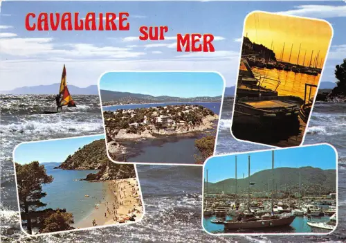 B50071 Cote d ́Azur Boote Bateaux Multi Vues Frankreich