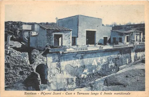 B6408 Ercolano Novi Scavi Case e terrazze lungo il fronte meridionale