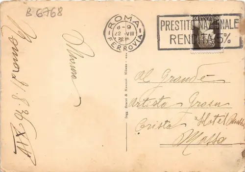 B6768 Italien Roma Il Pantheon 1936