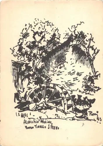 B66955 Vieux Moulin San remo italy