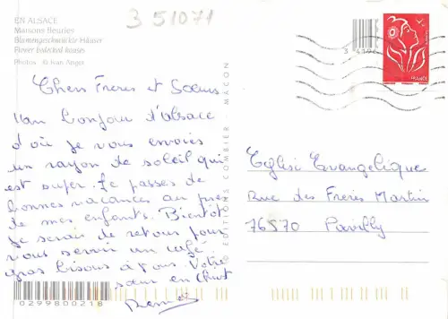 B51071 Elsass Multi Vues Frankreich