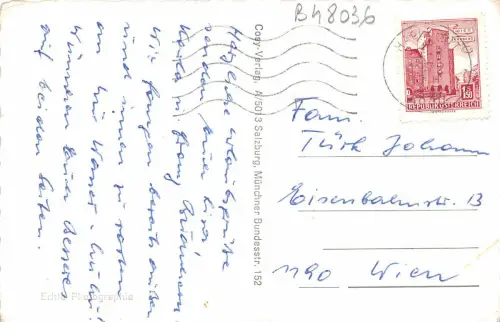 B48036 Obertraun Weg Dachstein Elshohle Österreich