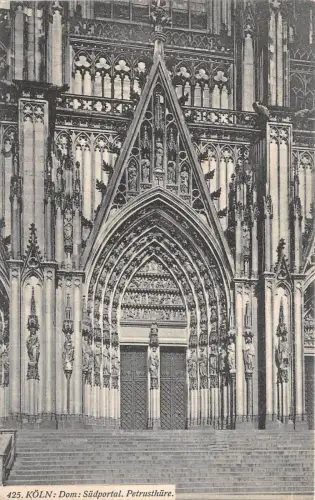 Br35625 Köln Dom Südportal Deutschland
