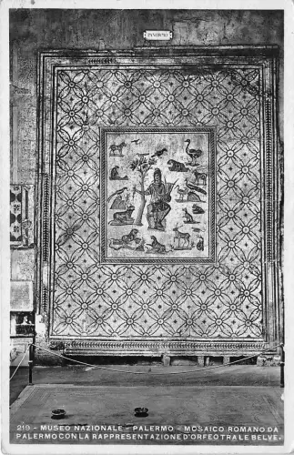 B71177 Musei Nazionale Palermo Mosaico Roano Italien
