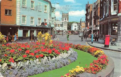 BR66106 kingston upon thames market square uk 14x9cm