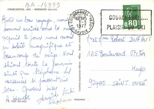 BR14959 Courchevel Moriond Frankreich
