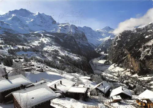 BG18101 wengen lauterbrunnental jungfrau breithorn schweiz