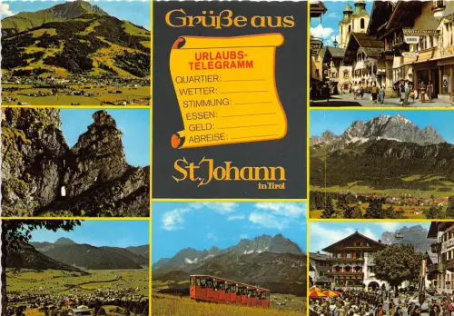 BG27182 grusse aus st johann in tirol österreich