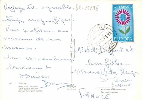 BR15196 Sevilla Patio Tipico Secullano Spanien