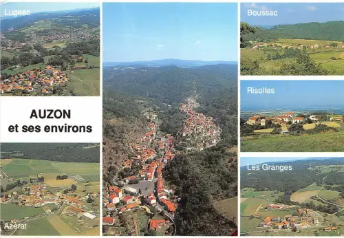 B50272 Auzon (Haute-Loire) Multi Vues Frankreich
