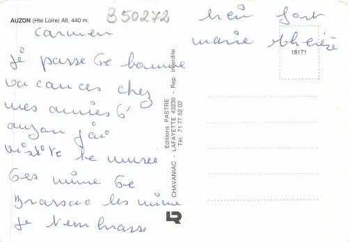 B50272 Auzon (Haute-Loire) Multi Vues Frankreich