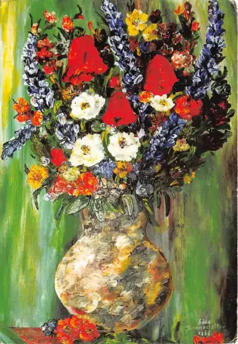 B53874 Sommerblumen von Edda Brandstetter Blumen Fleurmalerei