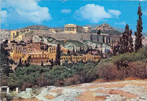 BR9973 Gesamtansicht der Akropolis Athene Griechenland
