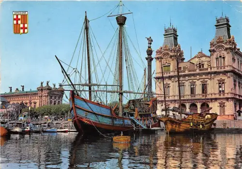 BC59769 Bateaux Schiffe Carabela bei Barcelona
