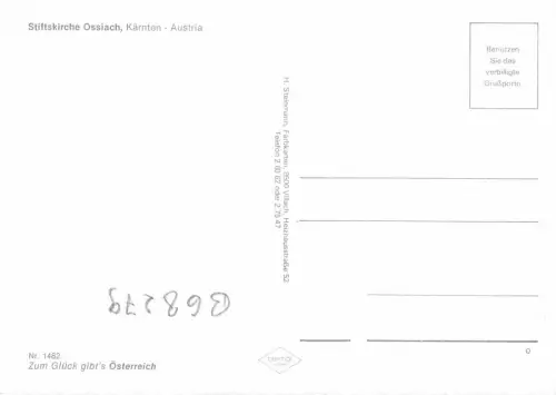 B68279 Österreich Kärnten Stiftskirche Ossiach