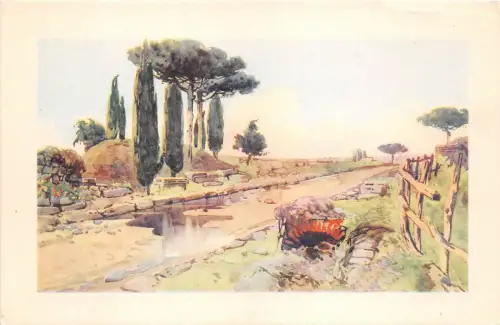 B3773 Italien Roma Via Appia Front/Back Scan