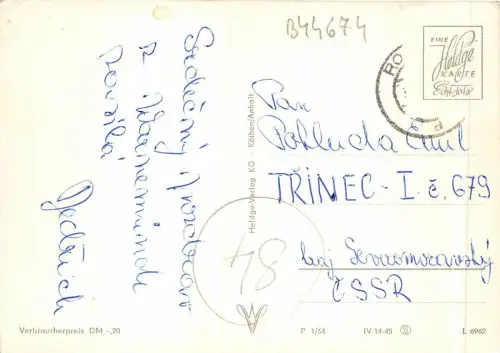 B44674 Rostock Warnemünde Multiviews Boote Bateaux Germany