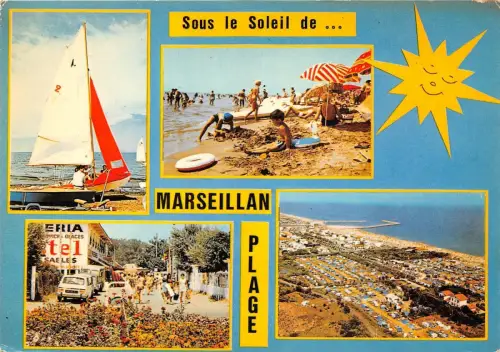 BR1221 Marseillan Plage La cote du Languedoc Frankreich