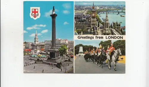 BF29699 London Typen Pferde UK Vorder-/Rückseite Bild