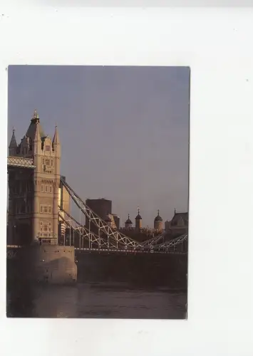 BF29642 the tower and tower bridge london UK front/back image