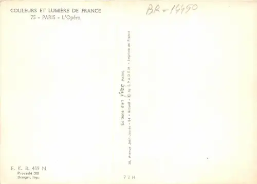 BR14450 Paris l Oper Frankreich