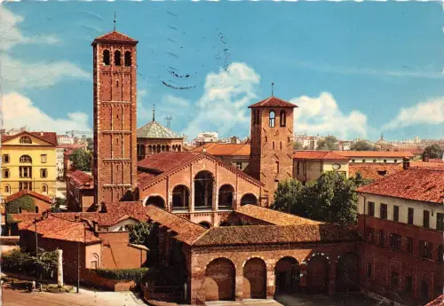 B33885 Milano St Ambrosius`s Basilica italy