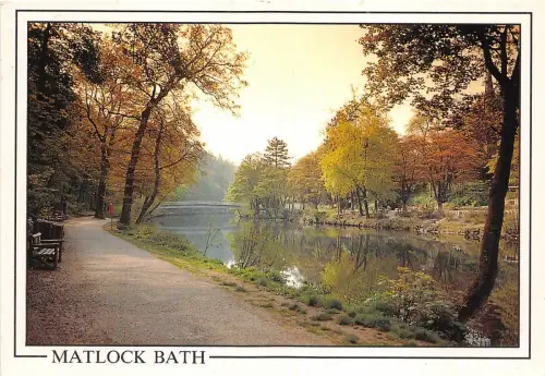 BT18399 River Derwent and Lovers Walks Matlock Bath UK
