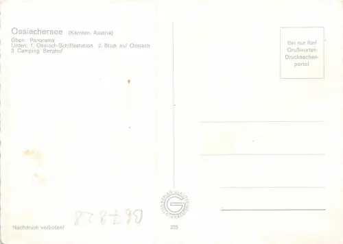 B67828 Österreich Ossiachersee Multiviews