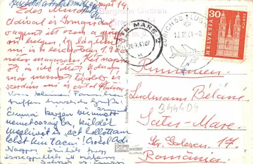 B44404 Braunwald Sesselbahn Seilbahn Funiculaire Schweiz