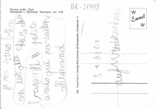 BR21448 Worms a Rh Dom germany