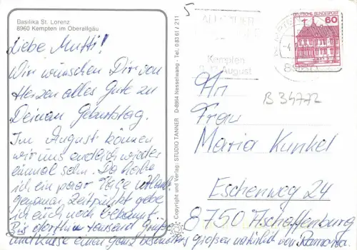 B34772 Basilika St Lorenz Germany