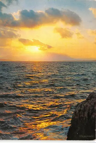 BR13559 Coucher de soleil sur la cote france