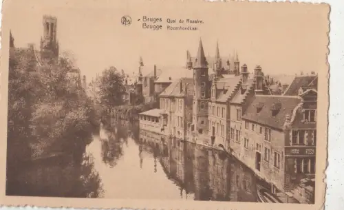 BF32761 bruges quai du rosaire belgien front/back image
