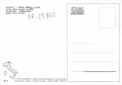 BR23862 Dolomiti Passo pardoi italy