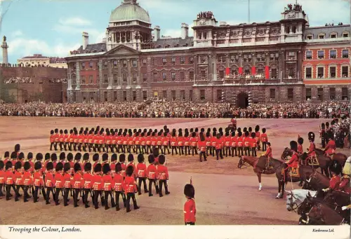 BR90971 trooping the colour london military militaria uk