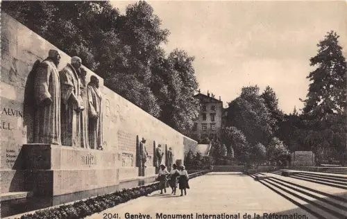 Br33250 Genfer Denkmal International de la Reformation Schweiz