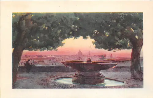 B3767 Italien Roma Dall Accademia di Francia Front/Back Scan