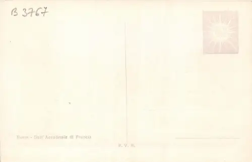 B3767 Italien Roma Dall Accademia di Francia Front/Back Scan