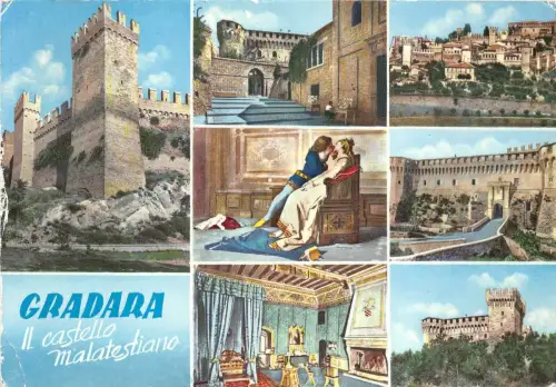 BR3849 Gradara Il Castello Malatestiano Italien