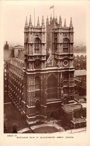 BR77408 Vogelperspektive Westminster Abbey Echtfoto London UK