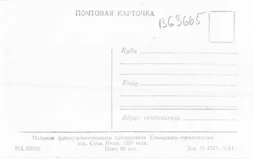 B63665 Sotschi Russland