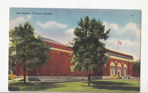 B77465 toronto art gallery canada scan front/back image