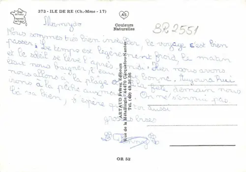 BR2551 France Ile de Re Multiviews Boote Bateaux