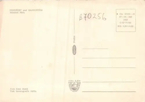 B70256 Autobus in Radhostem Tschechien