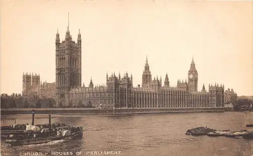 BR57914 London Houses of Parliament Schiff Bateaux UK