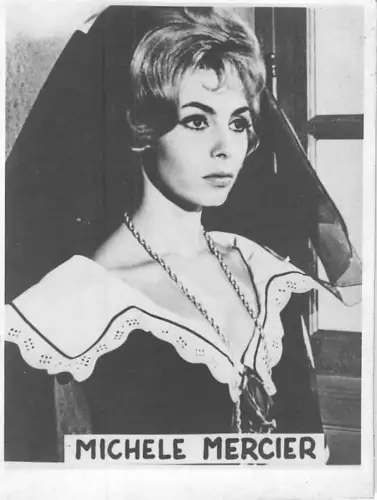 BC43240 Michele Mercier Schauspieler Schauspieler vrais Foto Echtfoto 9x7cm