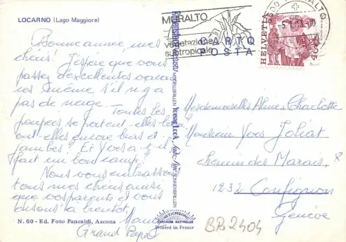 BR2404 Helvetia Locarno Multi Vues Schweiz