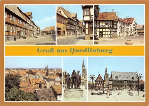 BG10027 gruss aus quedlinburg multi views germany